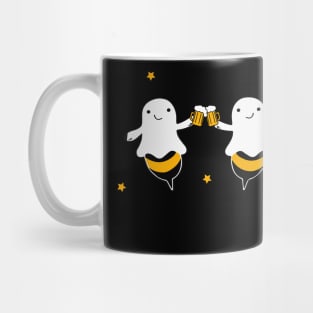 Funny Boo Beer Couples Halloween Mug